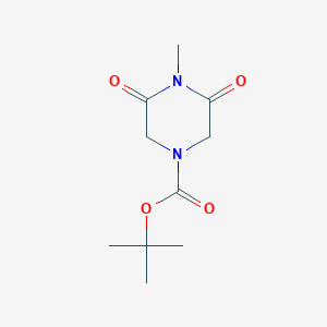 4-tert-Butoxycarbonyl-1-methylpiperazine-2,6-dione