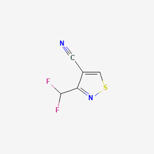 3-(Difluoromethyl)-1,2-thiazole-4-carbonitrile