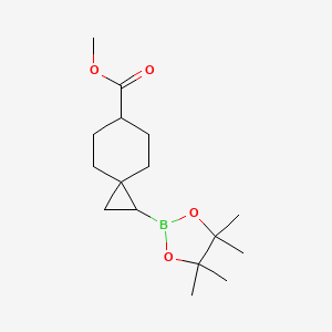 Methyl 1-(tetramethyl-1,3,2-dioxaborolan-2-yl)spiro[2.5]octane-6-carboxylate