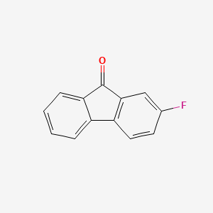 molecular formula C13H7FO B1347075 2-氟-9H-芴-9-酮 CAS No. 343-01-1