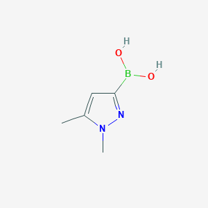 molecular formula C5H9BN2O2 B13470816 (1,5-dimethyl-1H-pyrazol-3-yl)boronic acid 