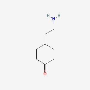 4-(2-Aminoethyl)cyclohexan-1-one