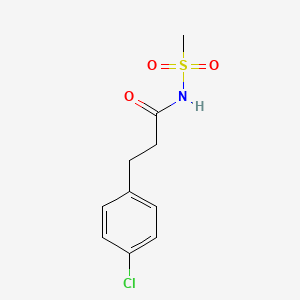 3-(4-chlorophenyl)-N-methanesulfonylpropanamide