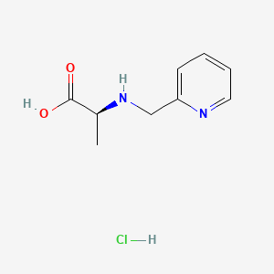 (2S)-2-{[(pyridin-2-yl)methyl]amino}propanoic acid hydrochloride