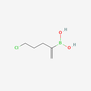 molecular formula C5H10BClO2 B13470869 (5-Chloropent-1-en-2-yl)boronic acid 