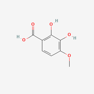 molecular formula C8H8O5 B1347093 2,3-Dihydroxy-4-methoxybenzoic acid CAS No. 3934-81-4