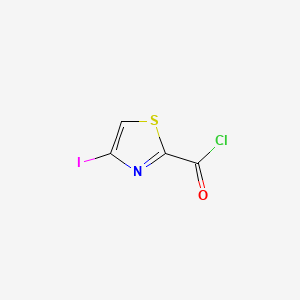 molecular formula C4HClINOS B13470951 4-Iodo-1,3-thiazole-2-carbonyl chloride 