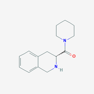 molecular formula C15H20N2O B13470957 (3R)-3-(piperidine-1-carbonyl)-1,2,3,4-tetrahydroisoquinoline 