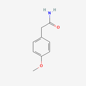 molecular formula C9H11NO2 B1347108 2-(4-甲氧基苯基)乙酰胺 CAS No. 6343-93-7