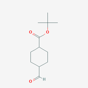 molecular formula C12H20O3 B13471096 Tert-butyl 4-formylcyclohexane-1-carboxylate CAS No. 2901043-22-7