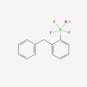 molecular formula C13H11BF3K B13471101 Potassium (2-benzylphenyl)trifluoroborate 