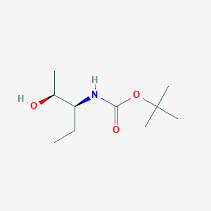 molecular formula C10H21NO3 B13471118 Tert-butyl N-[(1S,2S)-1-ethyl-2-hydroxy-propyl]carbamate 