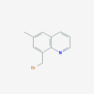 molecular formula C11H10BrN B13471128 8-(Bromomethyl)-6-methylquinoline 