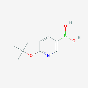 molecular formula C9H14BNO3 B13471173 (6-(tert-Butoxy)pyridin-3-yl)boronic acid 