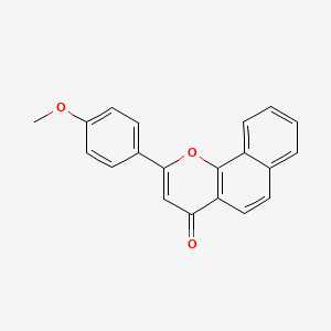 B1347120 2-(4-Methoxyphenyl)benzo[h]chromen-4-one CAS No. 14756-22-0