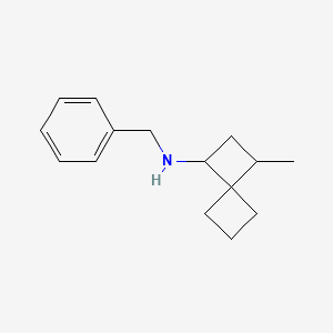 molecular formula C15H21N B13471214 N-benzyl-3-methylspiro[3.3]heptan-1-amine 