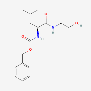 molecular formula C16H24N2O4 B13471308 benzyl N-[(1S)-1-[(2-hydroxyethyl)carbamoyl]-3-methylbutyl]carbamate CAS No. 27461-77-4