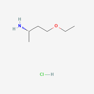 molecular formula C6H16ClNO B13471363 (2S)-4-ethoxybutan-2-amine hydrochloride 