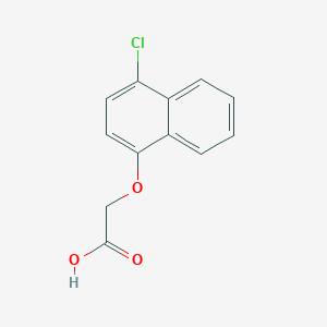 B1347138 [(4-Chloro-1-naphthyl)oxy]acetic acid CAS No. 835-08-5