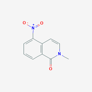 molecular formula C10H8N2O3 B1347158 2-甲基-5-硝基-2H-异喹啉-1-酮 CAS No. 42792-96-1