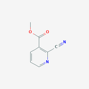 molecular formula C8H6N2O2 B1347221 2-氰基烟酸甲酯 CAS No. 75358-89-3