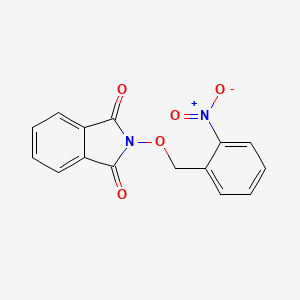 molecular formula C15H10N2O5 B1347222 2-[(2-nitrobenzyl)oxy]-1H-isoindole-1,3(2H)-dione CAS No. 30777-83-4