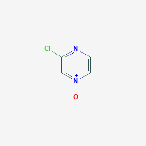 molecular formula C4H3ClN2O B1347225 3-Chloropyrazine 1-oxide CAS No. 6863-76-9