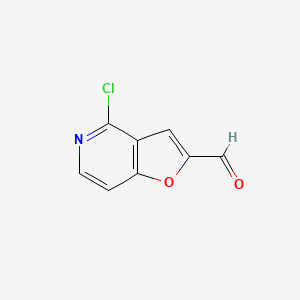 molecular formula C8H4ClNO2 B1347226 4-氯呋喃并[3,2-c]吡啶-2-甲醛 CAS No. 86518-07-2