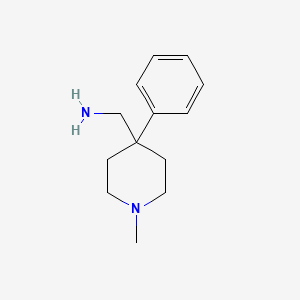 molecular formula C13H20N2 B1347228 (1-甲基-4-苯基哌啶-4-基)甲胺 CAS No. 1859-37-6