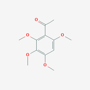 molecular formula C12H16O5 B1347231 2',3',4',6'-四甲氧基苯乙酮 CAS No. 7508-05-6