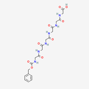 molecular formula C20H26N6O9 B1347233 Z-Gly-gly-gly-gly-gly-gly-OH CAS No. 7598-84-7