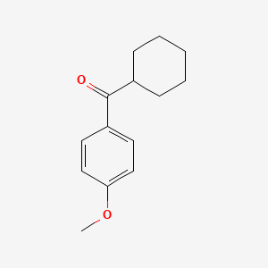 molecular formula C14H18O2 B1347235 4-甲氧基苯基环己酮 CAS No. 7469-80-9