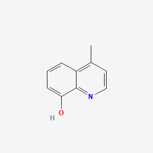 molecular formula C10H9NO B1347237 4-甲基-8-羟基喹啉 CAS No. 3846-73-9