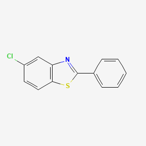 molecular formula C13H8ClNS B1347238 5-氯-2-苯基-1,3-苯并噻唑 CAS No. 952-16-9