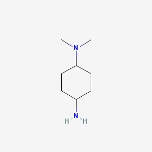molecular formula C8H18N2 B1347243 N1,N1-二甲基环己烷-1,4-二胺 CAS No. 42389-50-4