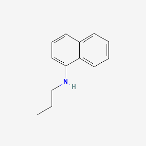 molecular formula C13H15N B1347245 N-丙基萘-1-胺 CAS No. 607-60-3