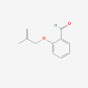 molecular formula C11H12O2 B1347249 2-(2-甲基-烯丙氧基)-苯甲醛 CAS No. 38002-87-8