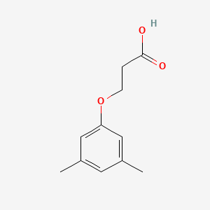 molecular formula C11H14O3 B1347253 3-(3,5-Dimethylphenoxy)propanoic acid CAS No. 7507-34-8