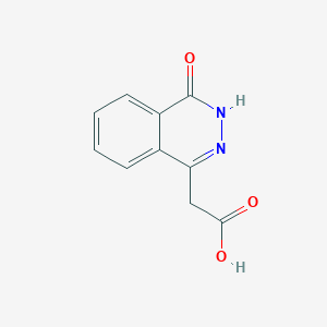 molecular formula C10H8N2O3 B1347254 (4-氧代-3,4-二氢 phthalazin-1-yl)乙酸 CAS No. 25947-11-9
