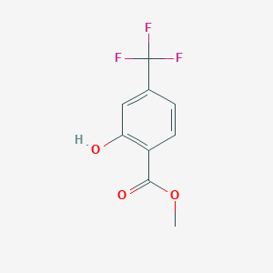 molecular formula C9H7F3O3 B1347255 2-羟基-4-(三氟甲基)苯甲酸甲酯 CAS No. 345-28-8