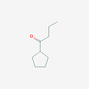 molecular formula C9H16O B1347286 1-环戊基丁酮 CAS No. 6635-68-3