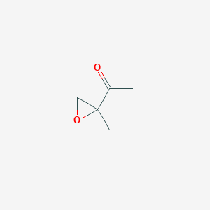 molecular formula C5H8O2 B1347293 1-(2-甲基氧代环氧乙烷-2-基)乙酮 CAS No. 4587-00-2