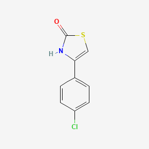 molecular formula C9H6ClNOS B1347295 4-(4-氯苯基)-2-羟基噻唑 CAS No. 2103-98-2