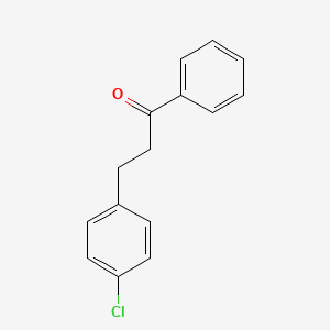 molecular formula C15H13ClO B1347296 3-(4-氯苯基)-1-苯基丙酮 CAS No. 5739-39-9