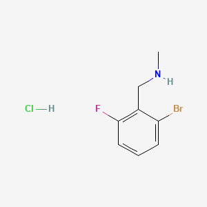 [(2-Bromo-6-fluorophenyl)methyl](methyl)amine hydrochloride