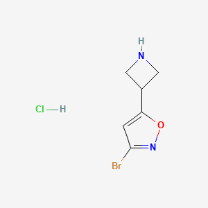 5-(Azetidin-3-yl)-3-bromo-1,2-oxazole hydrochloride