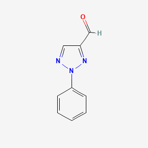 B1347297 2-Phenyl-2H-1,2,3-triazole-4-carbaldehyde CAS No. 3213-80-7
