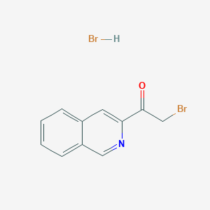 2-Bromo-1-(isoquinolin-3-yl)ethan-1-one hydrobromide