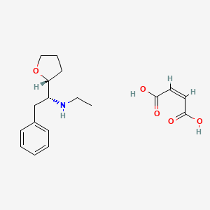 (2Z)-but-2-enedioic acid, ethyl[(1R)-1-[(2R)-oxolan-2-yl]-2-phenylethyl]amine