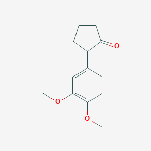 2-(3,4-Dimethoxyphenyl)cyclopentan-1-one